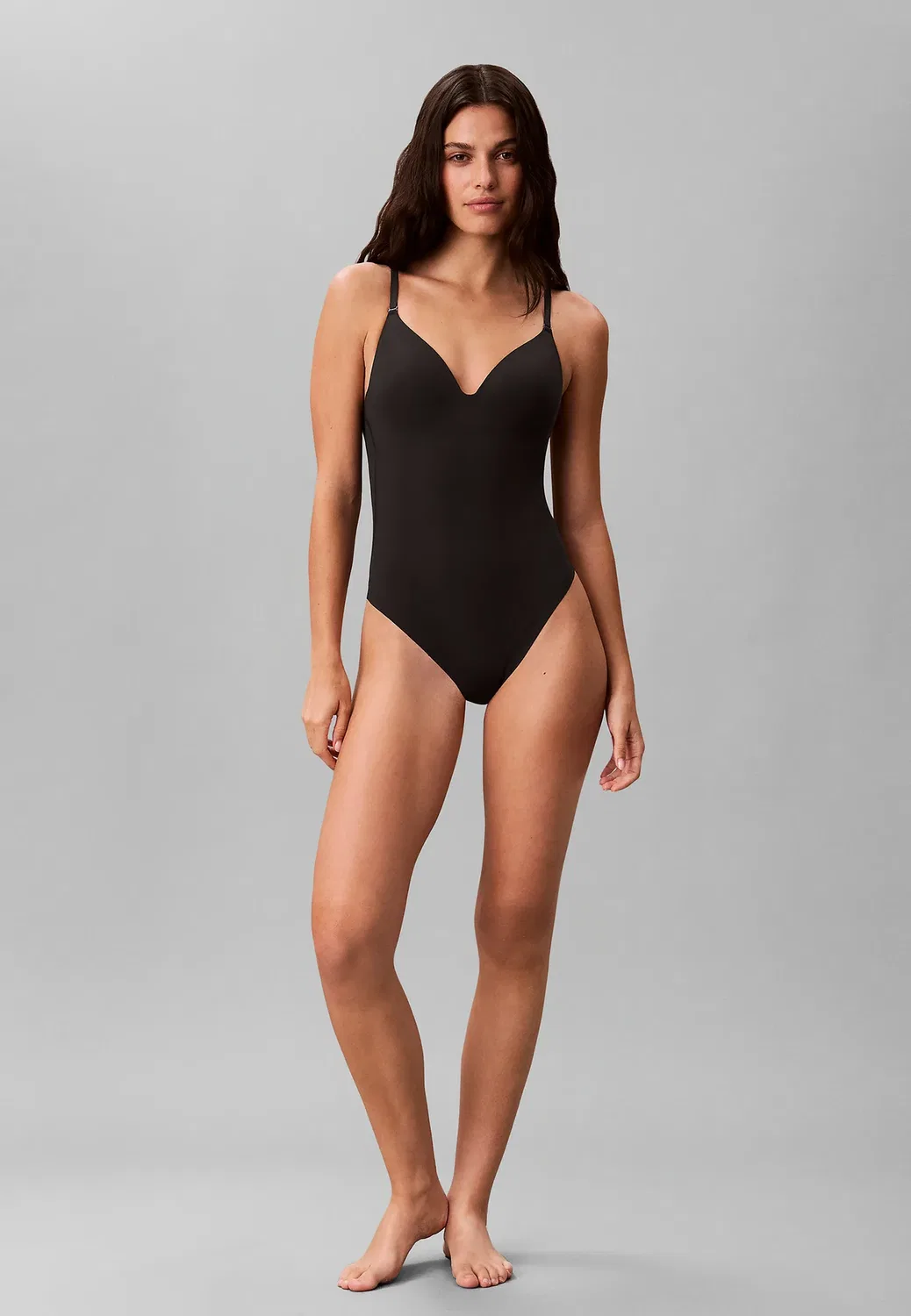 Корректирующий боди - идеально сидит - корректирующее белье Calvin Klein, Black — фото 2