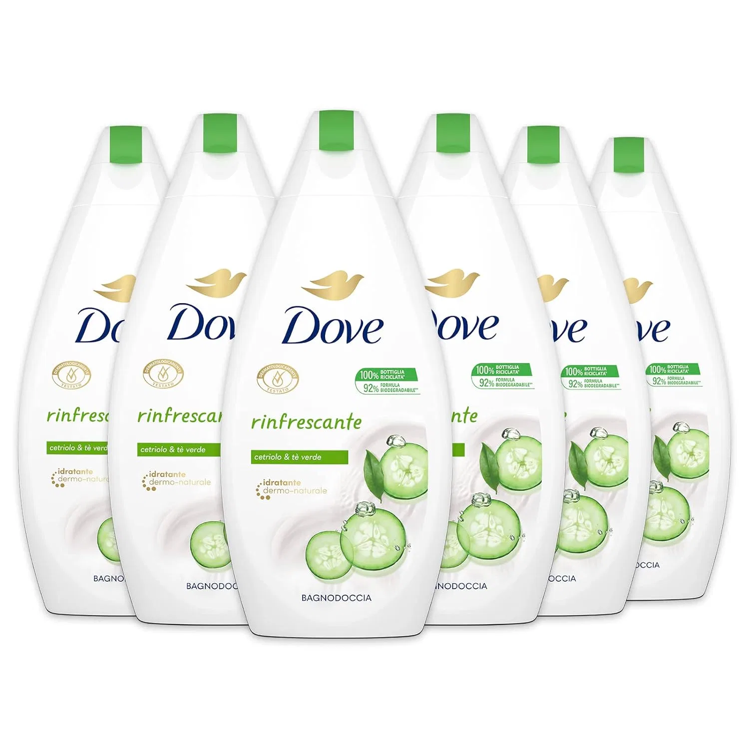 Гель для душа Освежающий, Dove, 6x450 мл, Jasmine
