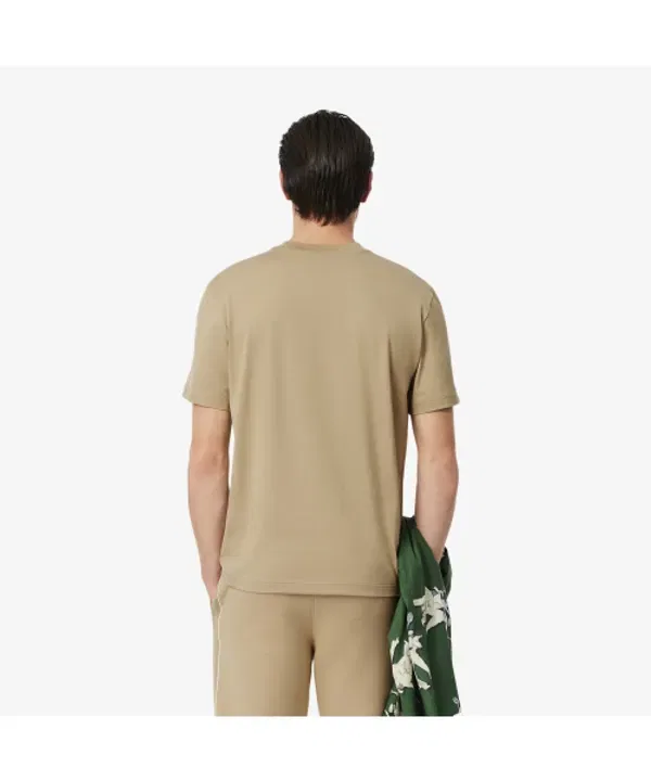 Футболка с принтом badge, TH0027-55G 02s, Lacoste, черный — фото 3