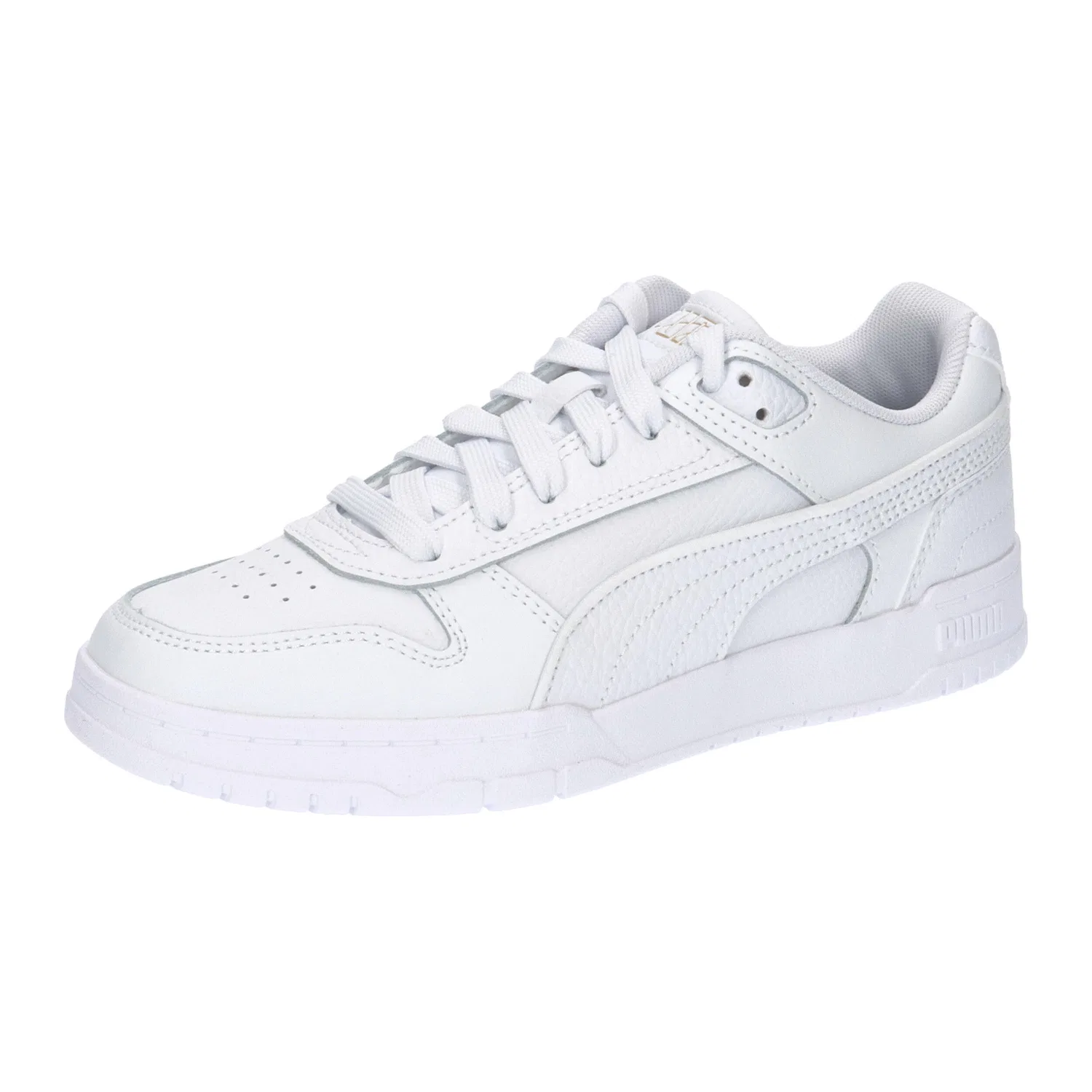 Детские кроссовки с кожаным верхом RBD Game Low Jr Puma, Weiss Gold