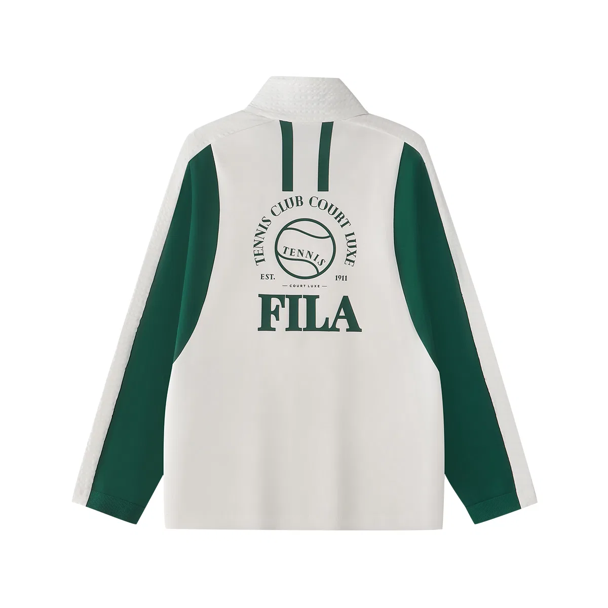 Детская куртка с воротником-стойкой, средней растяжимости, Heron White, FILA KIDS — фото 3