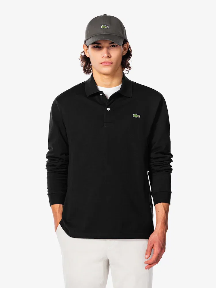 Футболка с длинным рукавом Regular Fit LACOSTE, Black