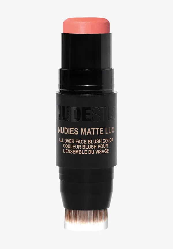Бальзам для лица, глаз и губ Nudies all over face matte lux blush Nudestix, Pretty Peachy 7 г, цвет pretty peachy