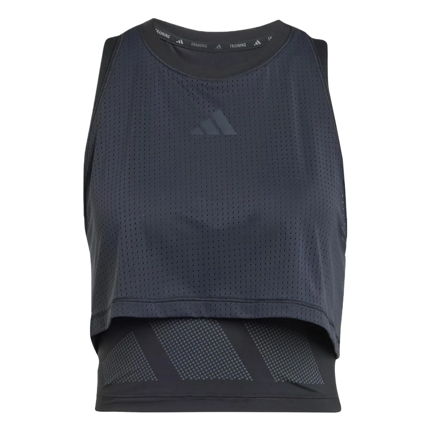Женский топ для фитнеса без рукавов Adidas, Black