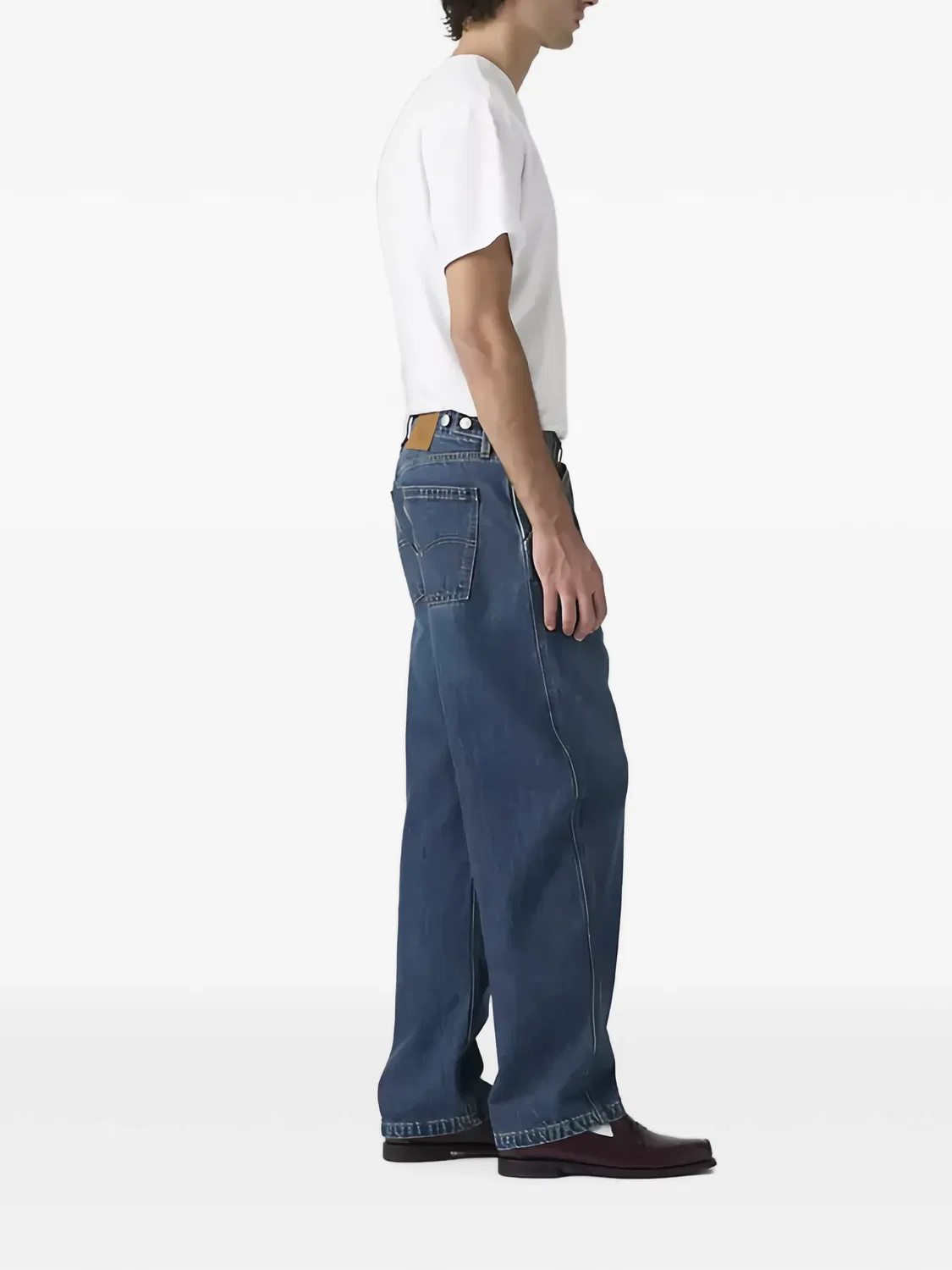 Джинсы Baggy Barrel с контрастной строчкой Levi'S, синий — фото 3