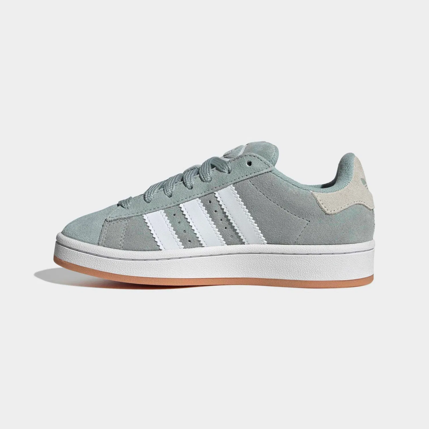 Детские ретро-кроссовки Campus 00s Adidas Originals, Wonder Sage/Ftwr White/Gum — фото 3