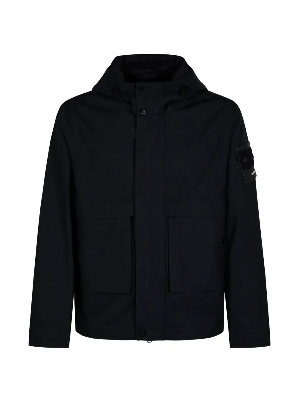 Куртка с капюшоном и длинными рукавами Stone Island, черный