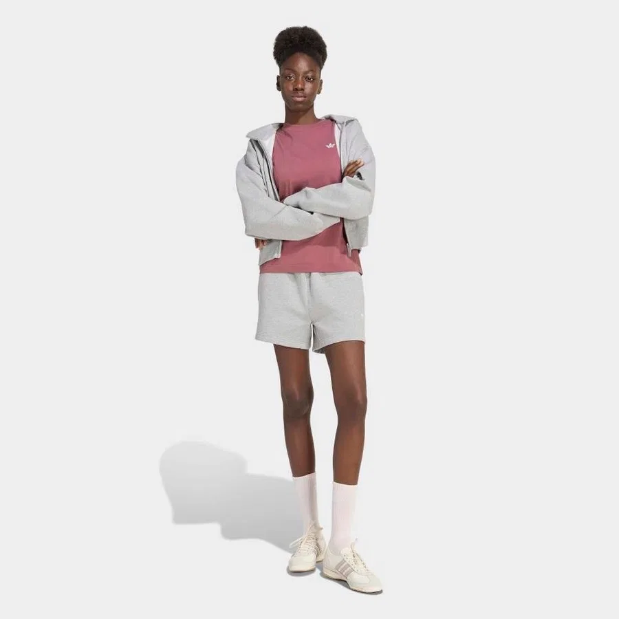 Женская футболка из хлопка adidas ESS Tee, Розовый — фото 4
