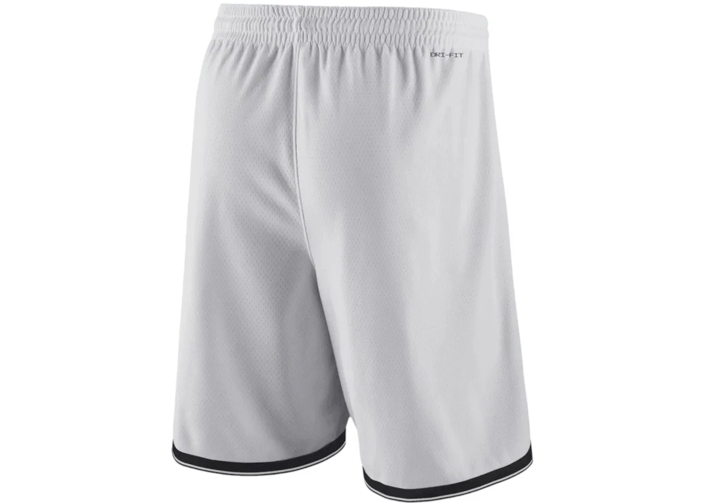 Мужские шорты с принтом Nike NBA Brooklyn Nets City Edition Swingman Shorts, White/Black — фото 2
