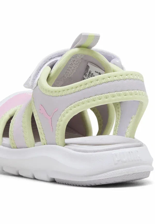 Сандалии с градиентом Fun Racer Sandal Puma pink shimmer, apple spritz, lavender pop, розовый/лавандовый — фото 3