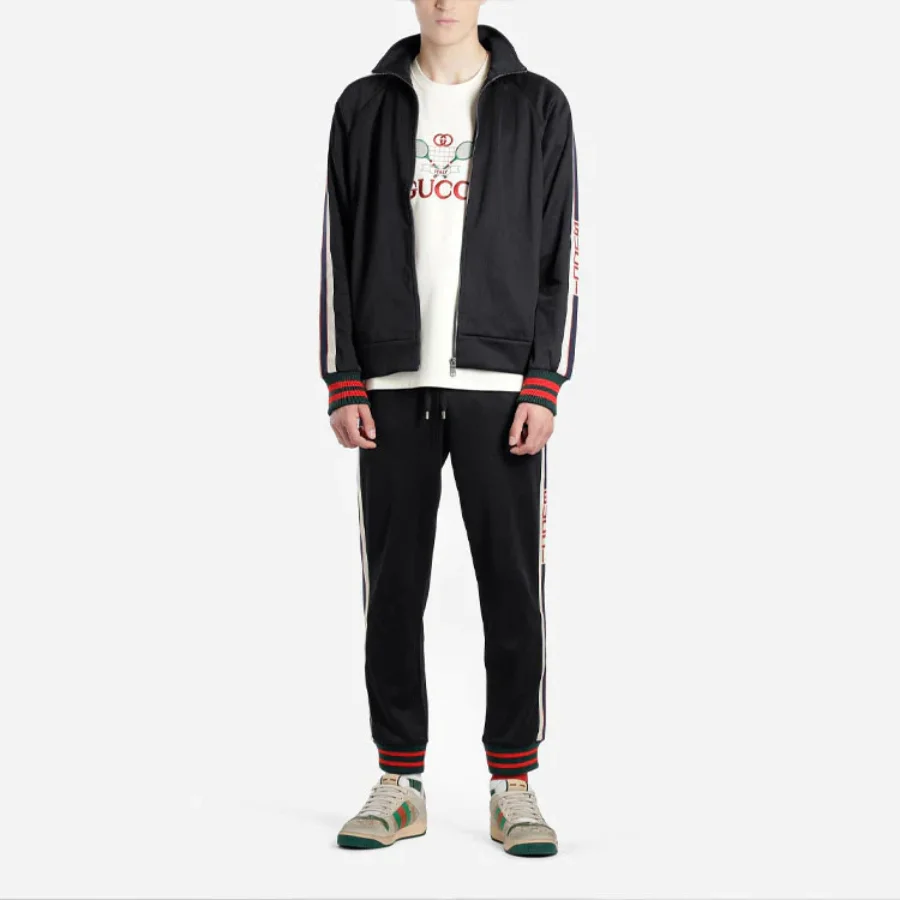 Куртка Gucci Technical Track Jacket, черный