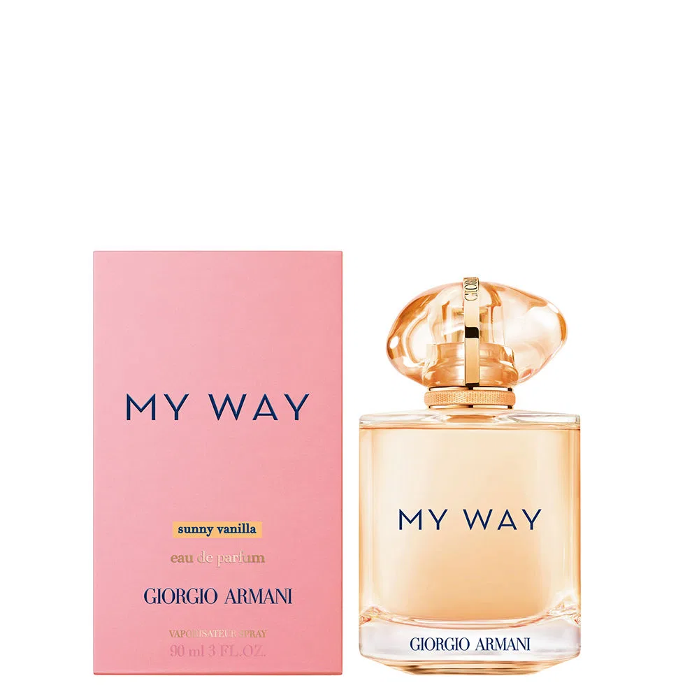 Парфюмерная вода для женщин 90 мл с принтом My Way Sunny Vanilla Giorgio Armani — фото 2