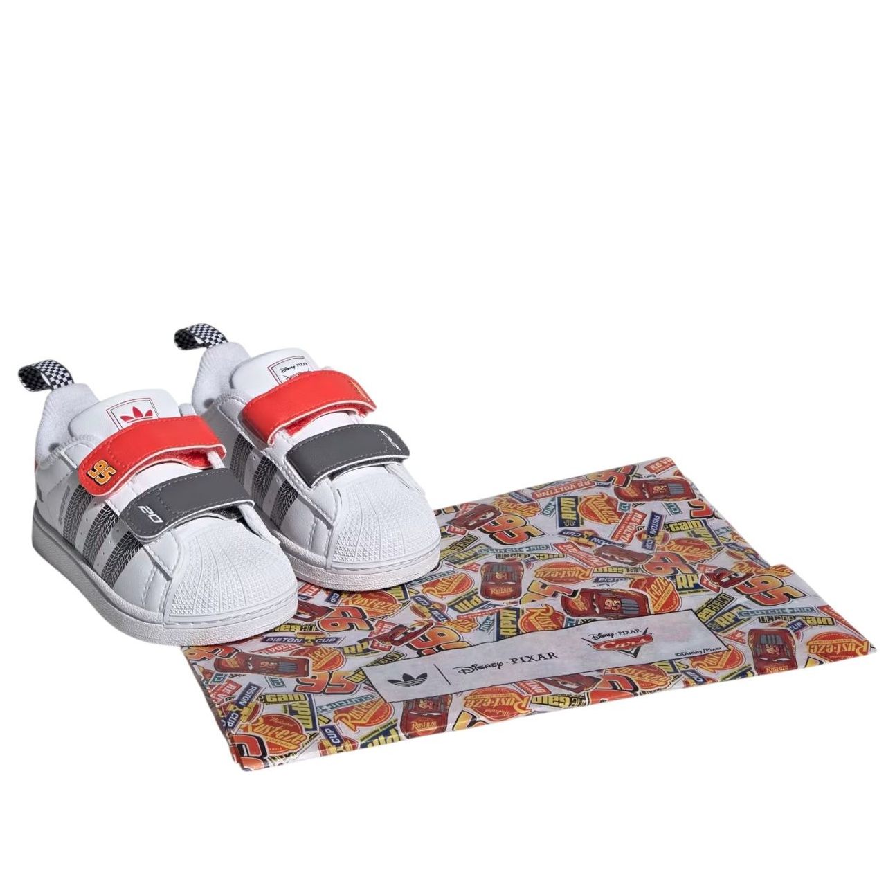 (TD) Adidas Superstar II Comfort Closure 'Disney Pixar Cars' — фото 3