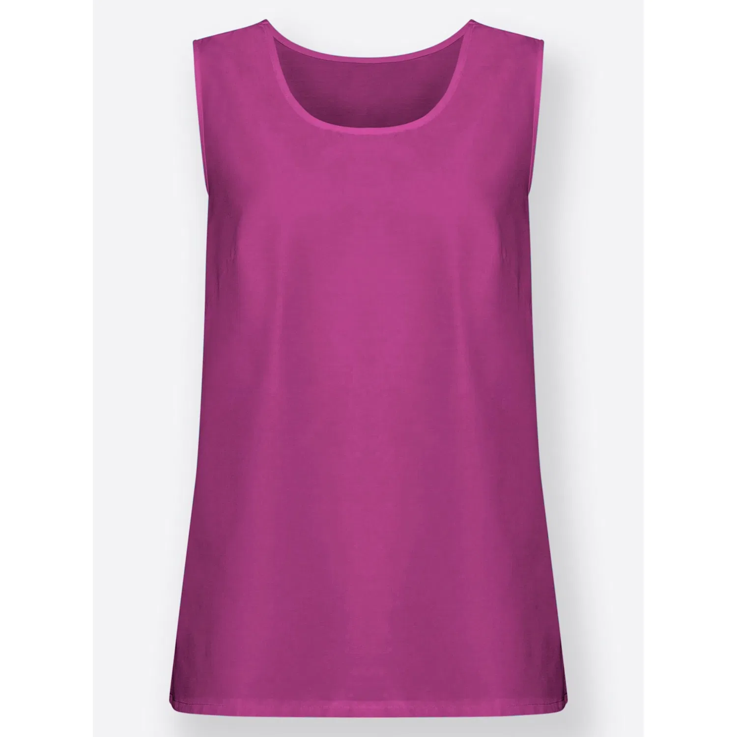 Женская блуза с круглым вырезом Classic Basics, Fuchsia — фото 3