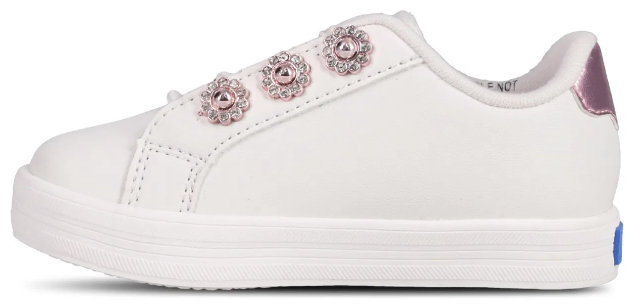 Детские кроссовки для девочек с цветочным декором Keds Kara Court, белый — фото 2