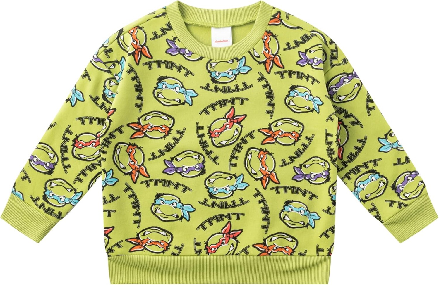 Детский костюм Nickelodeon Teenage Mutant Ninja Turtles, Sweatshirt and Pant, 2 предмета, зеленый — фото 2
