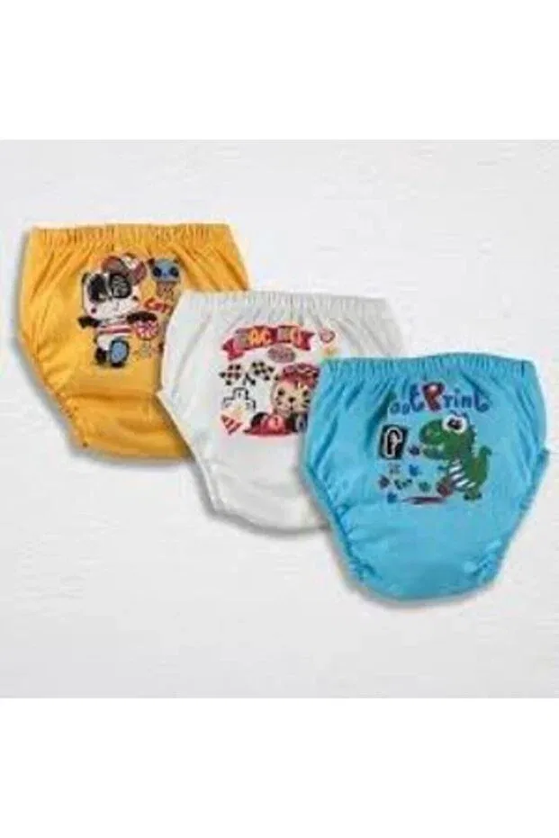 Детские трусы для мальчиков с эластичным поясом Bonbonetti Chocolate Baby&Kids, White
