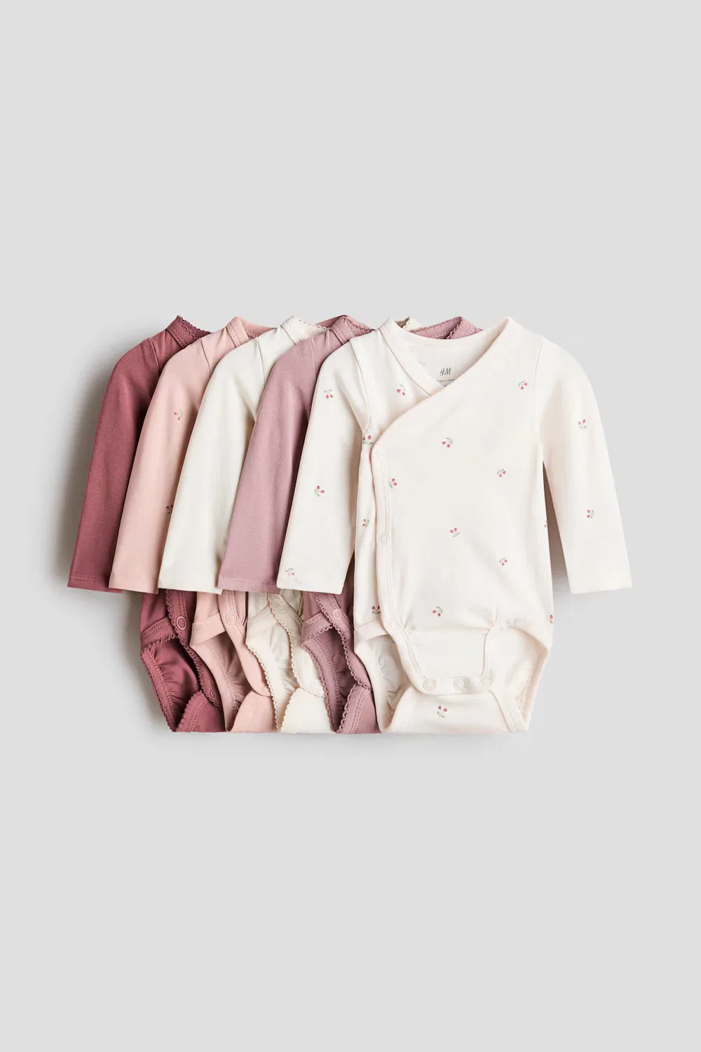 Набор из 5 боди-оберток H&M, Mattrosa/Kirschen