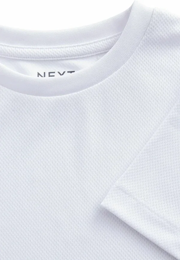 Футболка Mesh, 2 pack regular fit - basic t-shirt, Next, белый — фото 3