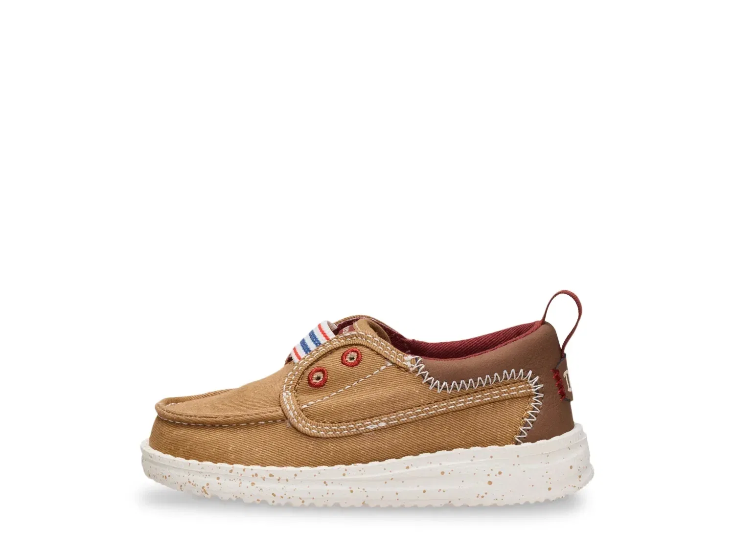 Slip-on Wally Cru Crafted Varsity, HEYDUDE, темно-коричневый — фото 4