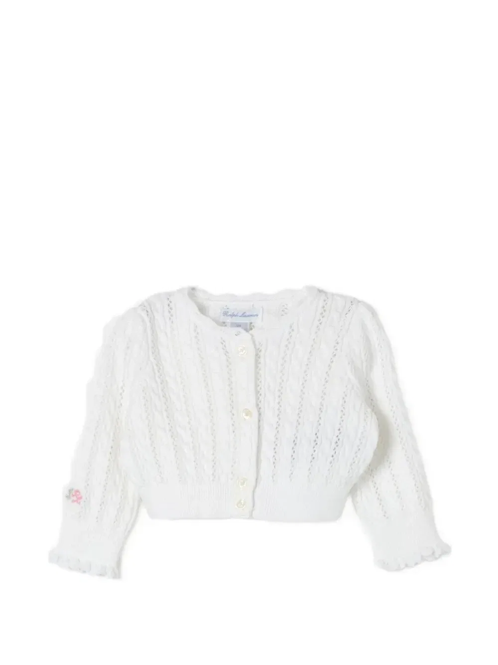 Кардиган на пуговицах POLO RALPH LAUREN KIDS, белый