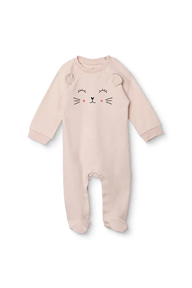 Детский комбинезон для девочек с принтом Hellobaby, Ecru Ebebek Hello Baby