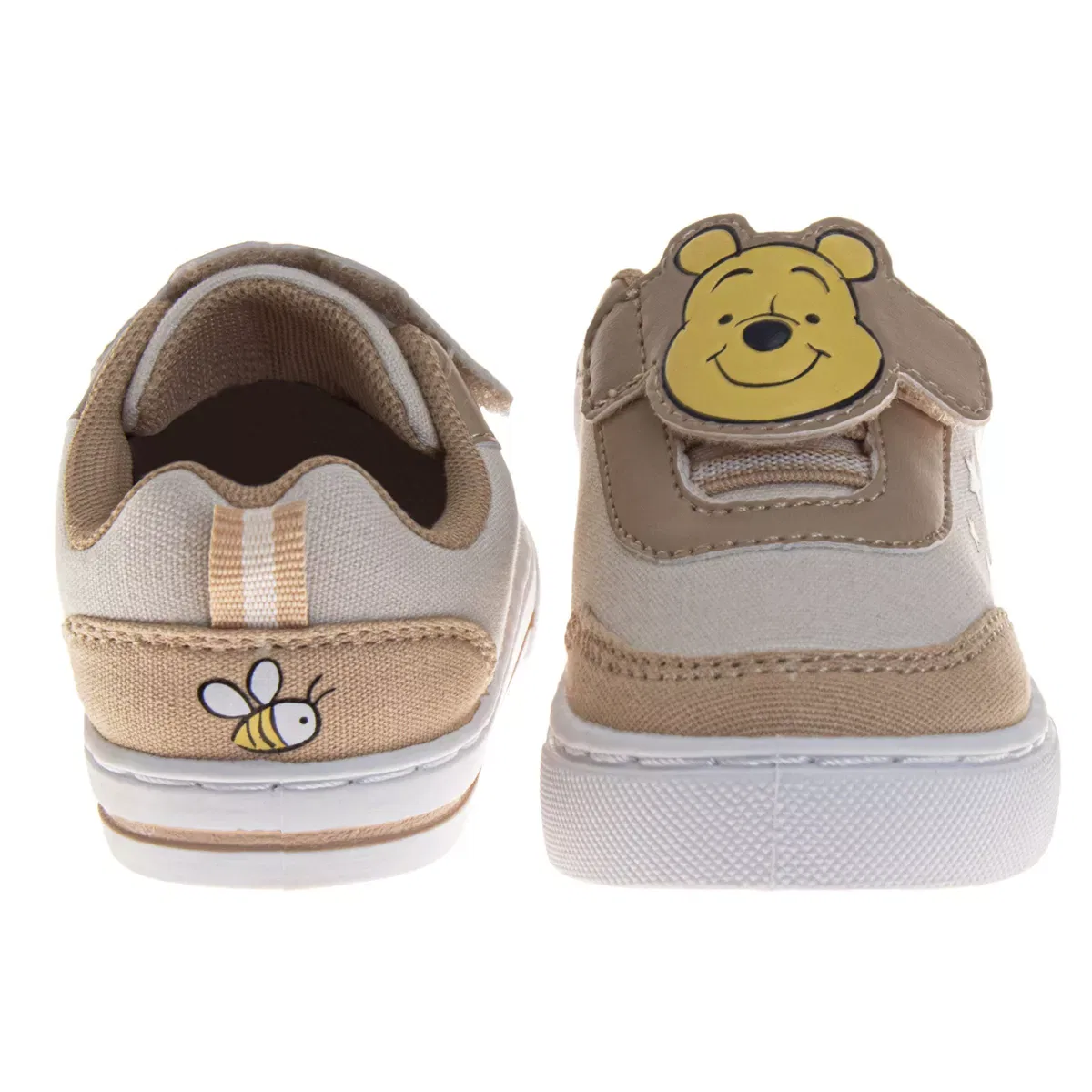 Детские кроссовки для девочек с принтом Disney Winnie The Pooh, Beige Yellow — фото 4