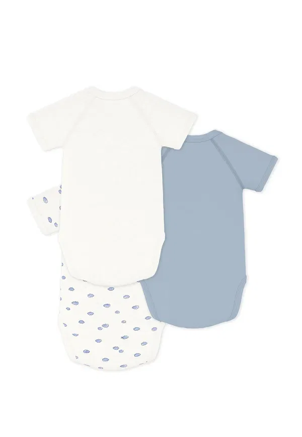 Боди с принтом Body naissance Petit Bateau White Blue, белый/синий — фото 2