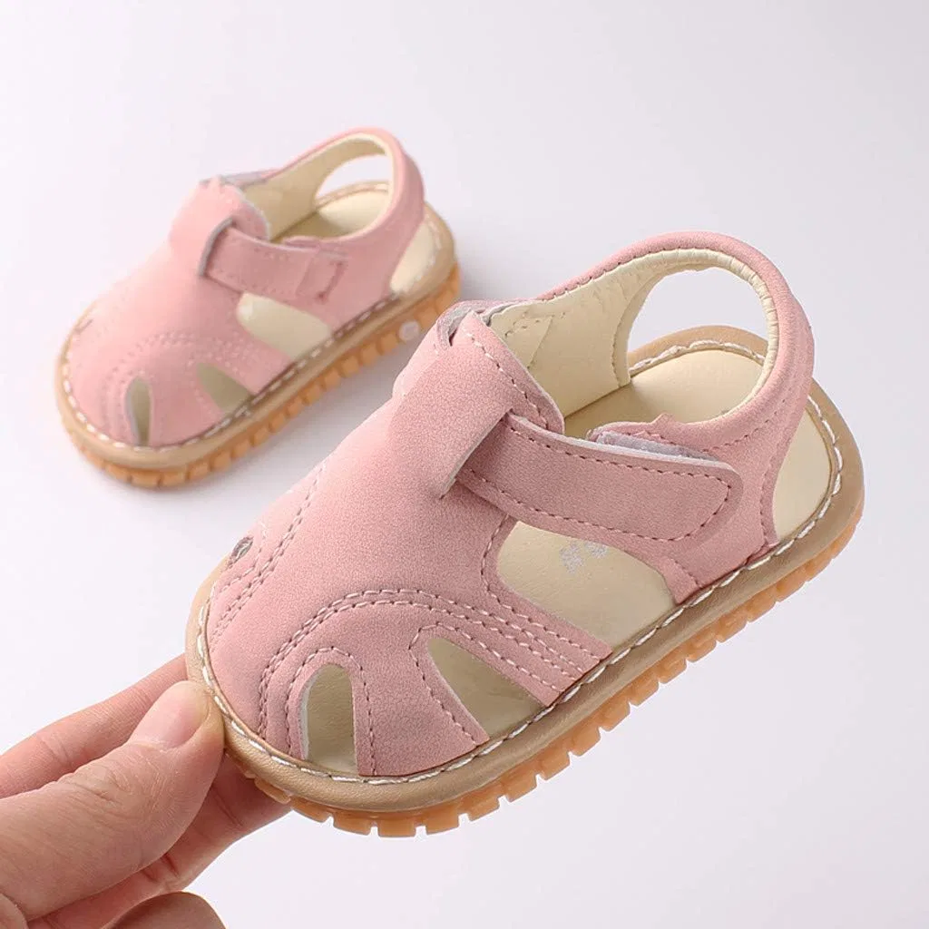 Детские дышащие ботиночки с римской подошвой Ikevan, Pink — фото 3