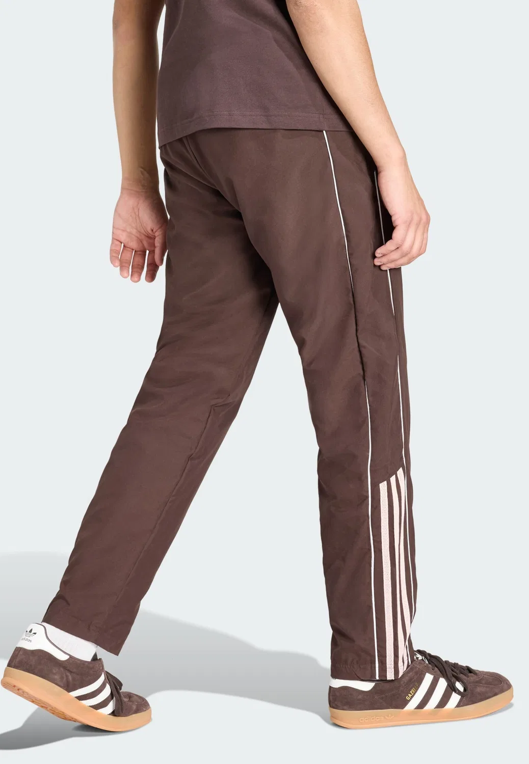 Брюки Adidas Originals Regular, коричневый — фото 3