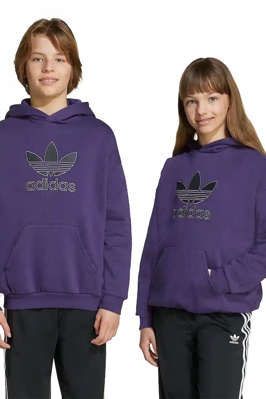 

Детская толстовка Adidas Originals, фиолетовый
