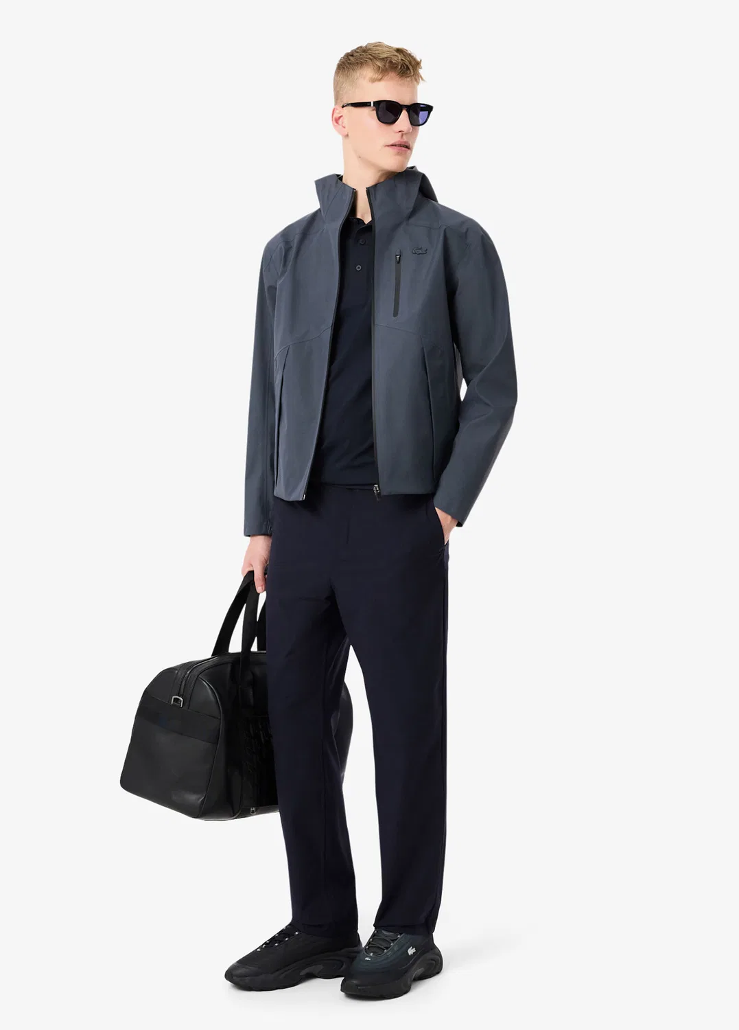 Брюки Regular Fit Lacoste, navy — фото 4
