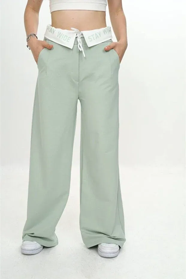 Детские спортивные штаны для девочек хлопковые Pantulux, Green