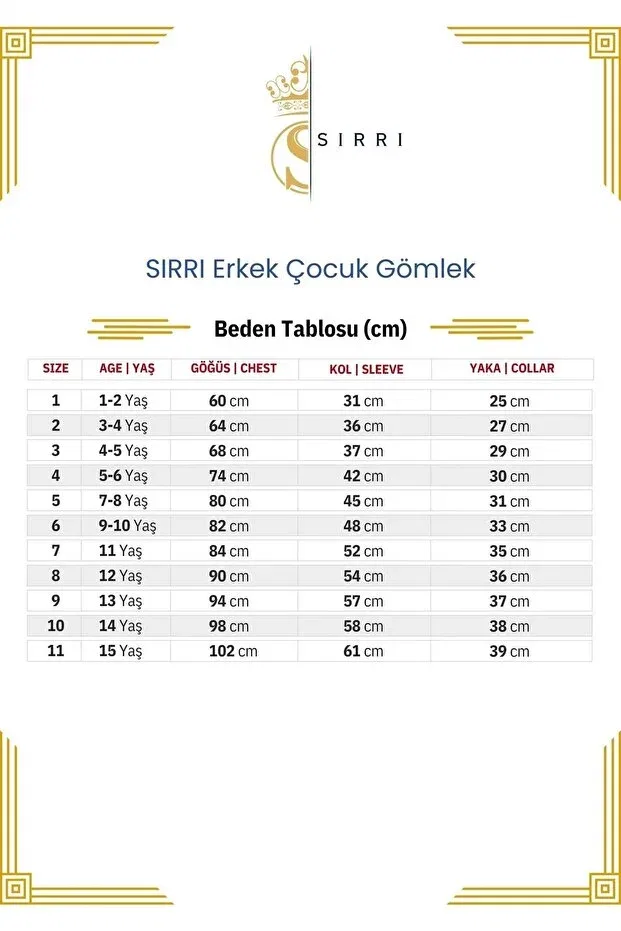 Детская рубашка для мальчиков классическая Sirri, Black — фото 4