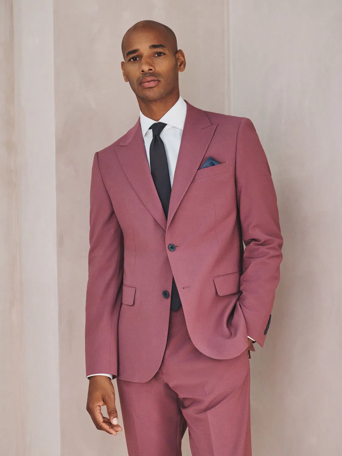 Пиджак Next Premium Motionflex Wool Blend, Pink