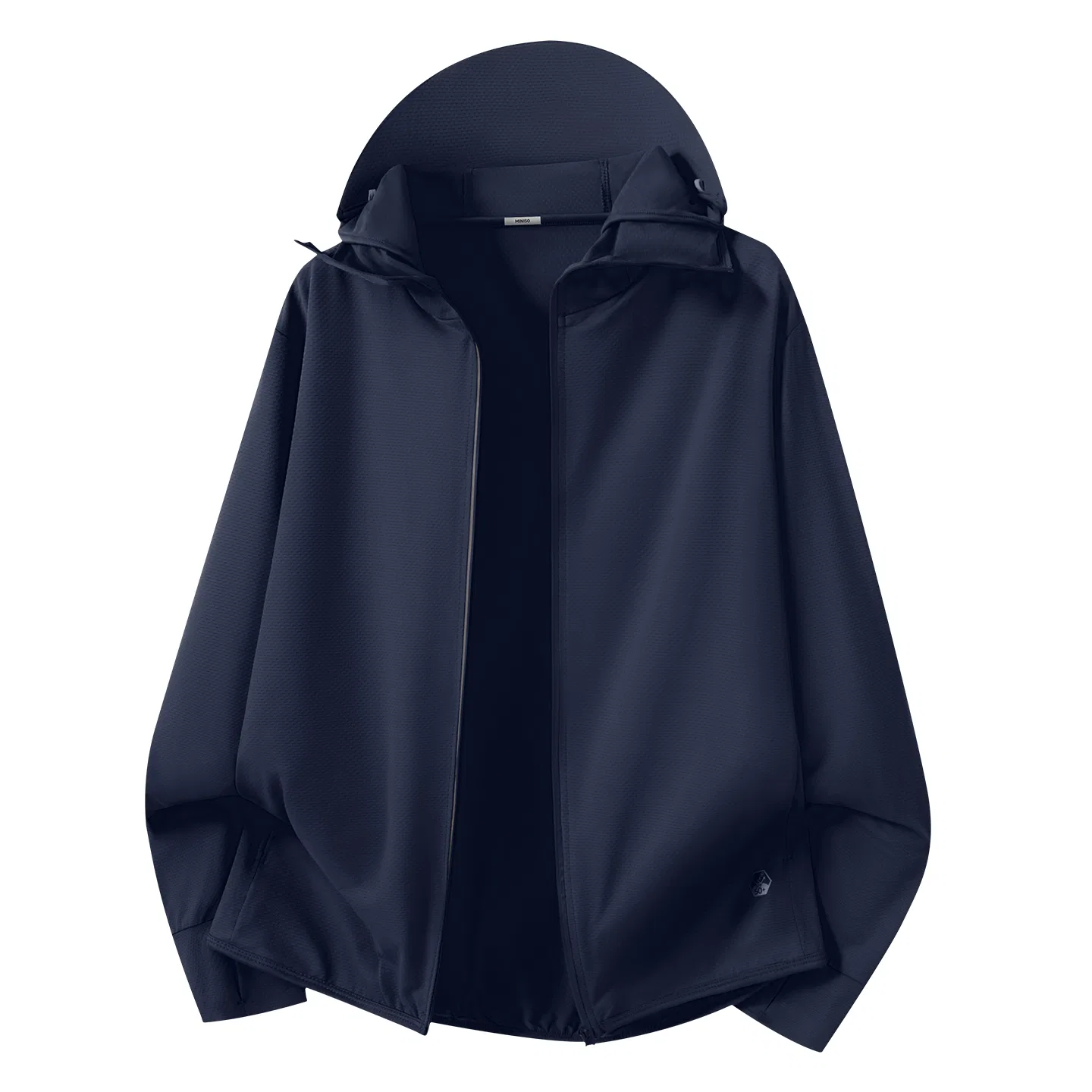 Детская одежда для защиты от солнца с капюшоном MINISO, Navy Blue