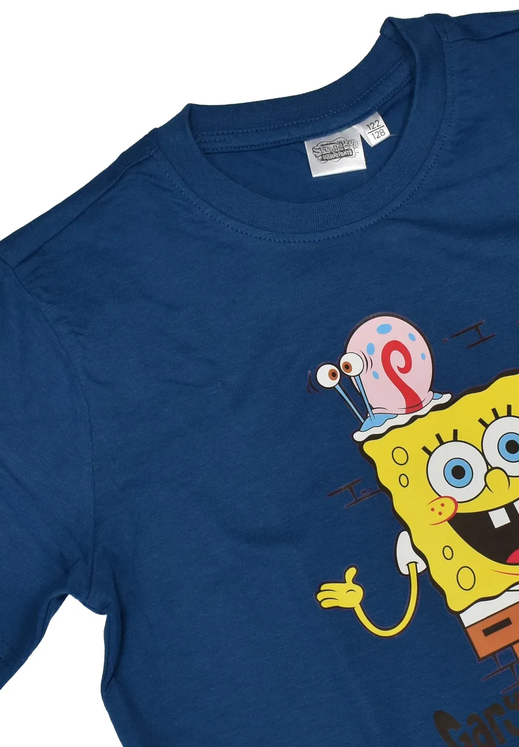 Футболка Schwammkopf gary рубашка oberteil kurzärmlig - футболка с принтом Spongebob, Dunkelblau — фото 3