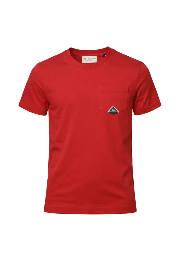 Футболка хлопковая Basic t-shirt Roy Rogers, Red, красный