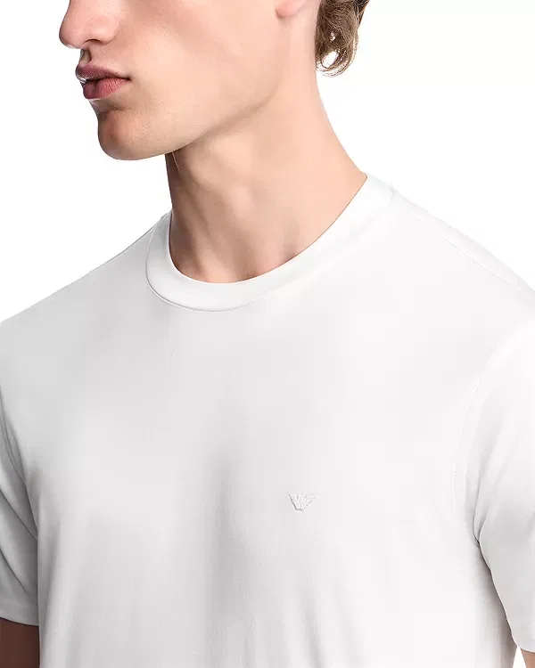 Мужская футболка с коротким рукавом Essential Mr. Armani Tee Emporio Armani, Brilliant White — фото 4