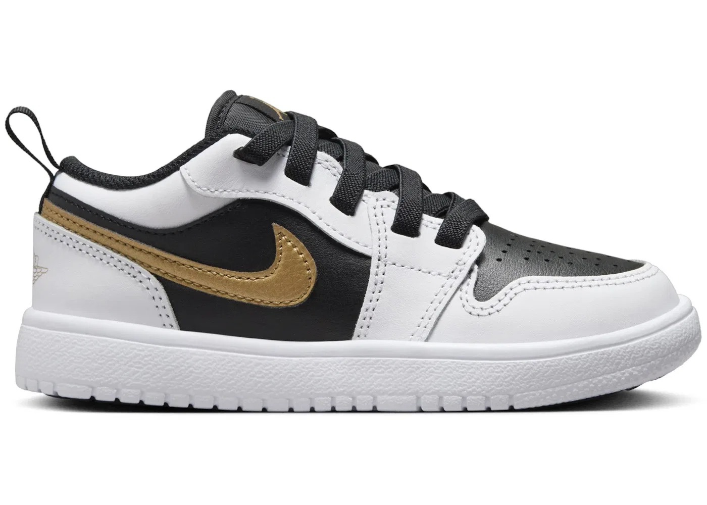 Детские кроссовки Lifestyle Jordan 1 Low ALT, White/Black/Metallic Gold