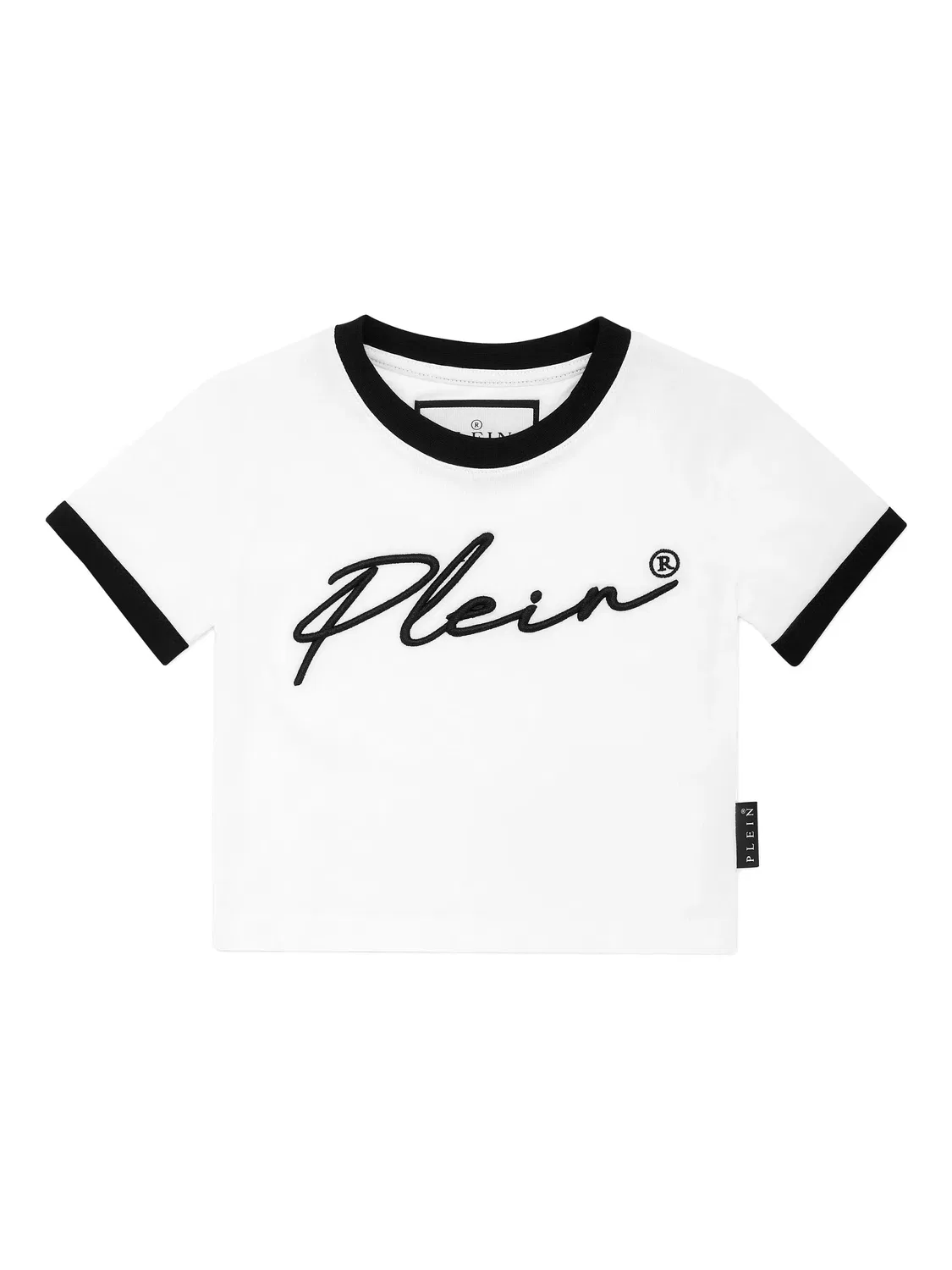 Короткая футболка Signature Philipp Plein, белый