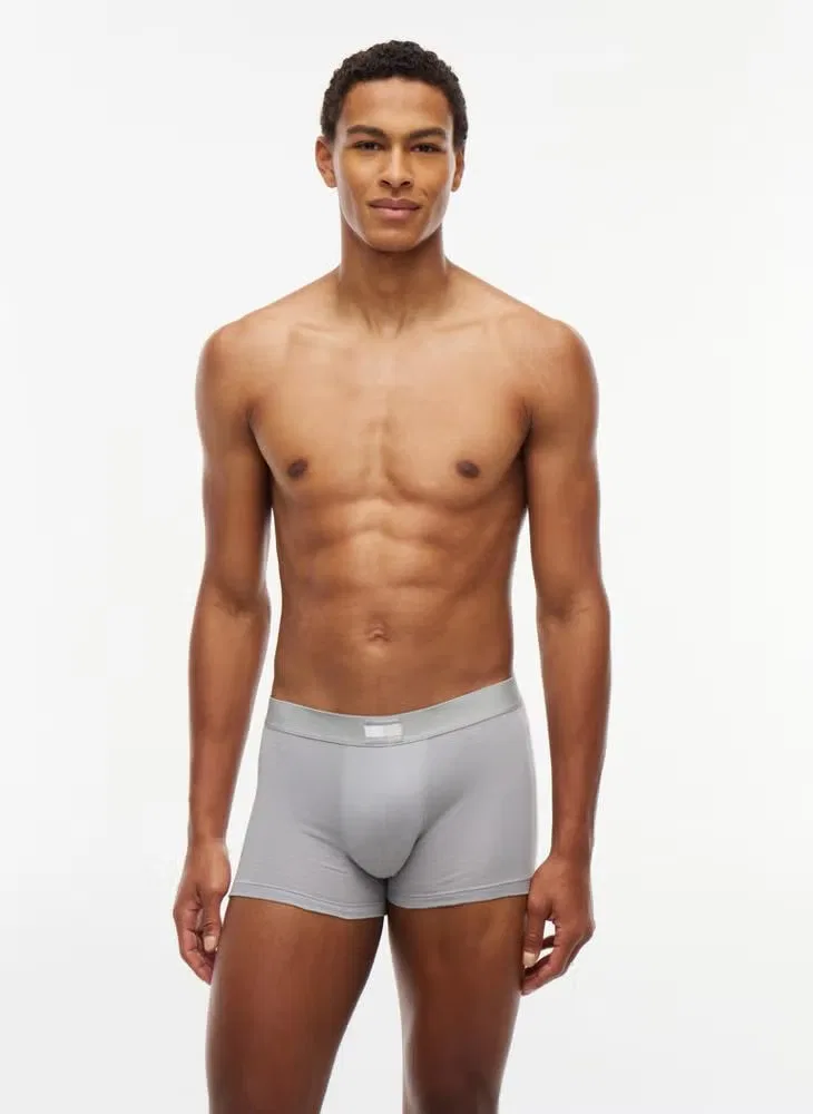 Трусы-боксеры с эластичным поясом, комплект из 3 штук, Heritage Logo Waistband, Tommy Hilfiger, серебристый — фото 4