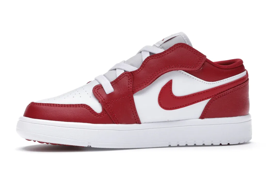 Детские кроссовки Lifestyle Jordan 1 Low, Gym Red/Gym Red-White — фото 3