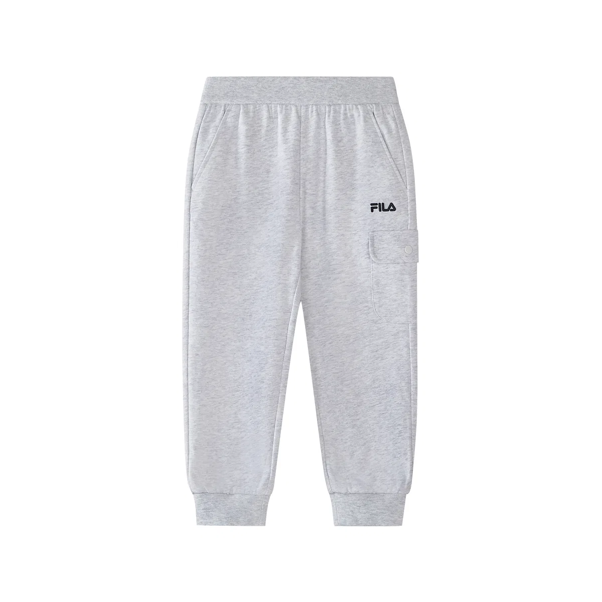 Детские спортивные штаны с утеплением Rain Silk Heather Gray FILA KIDS