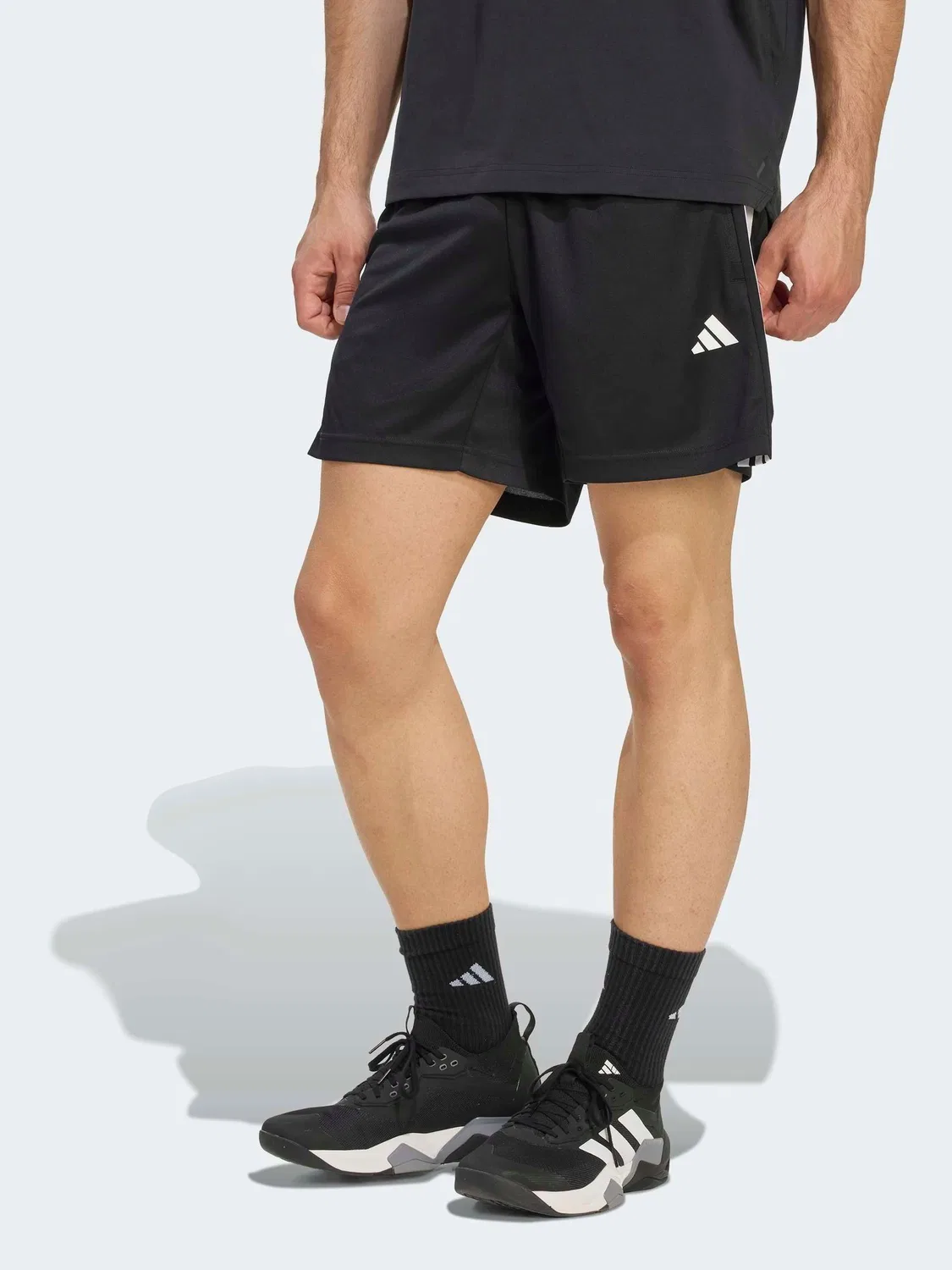 Шорты с технологией Climacool, Workout Essentials Base adidas, черный