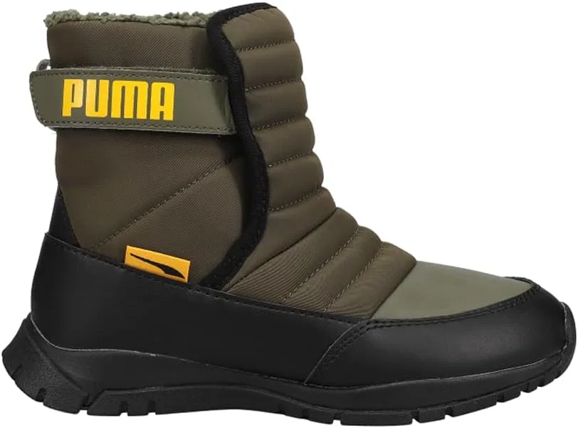 Детские зимние ботинки Nieve Winter Boots PUMA, Grape Leaf-Saffron