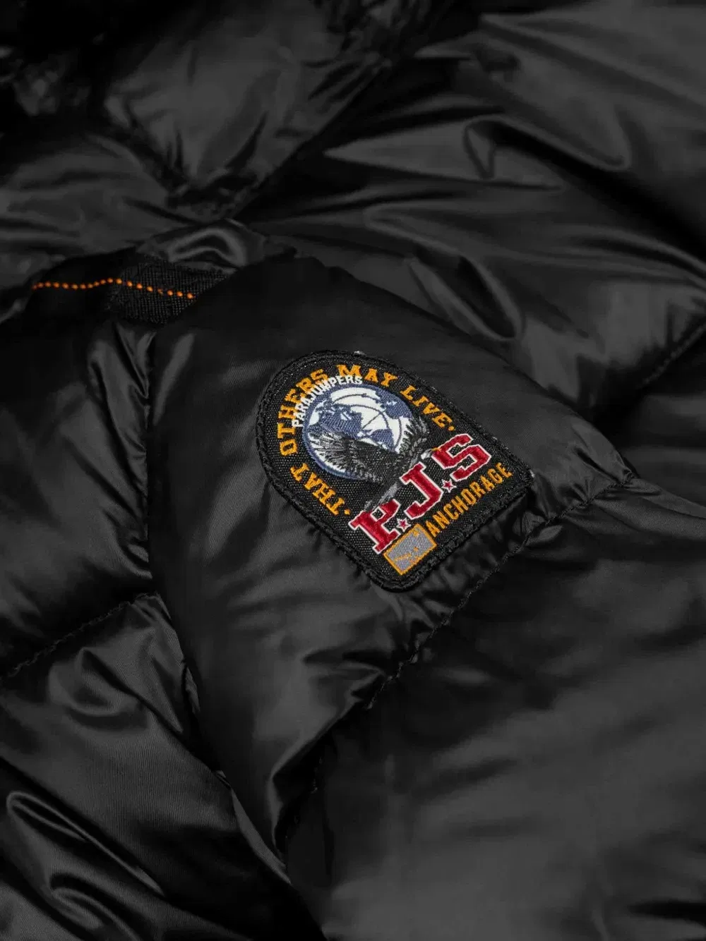 Стеганая куртка с капюшоном Parajumpers Kids, черный — фото 2