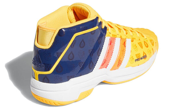 Кроссовки pro модель 2g Adidas, желтый — фото 4