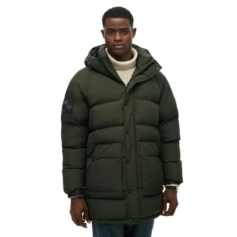 Парка XPD Longline Superdry, зеленый