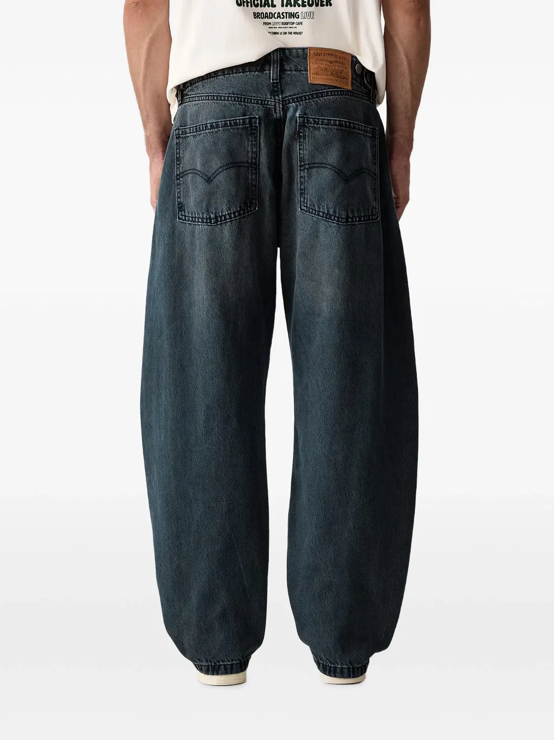 Джинсы Baggy Barrel синего цвета Levi's, синий — фото 2